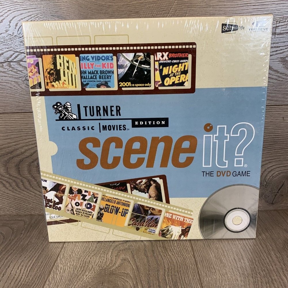Scene It The DVD Game, Turner Classic Movies Edition, Brand New, Sealed 2004 - Picture 2 of 3